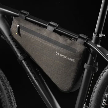 Wozinsky WBB15BK Bicycle Frame Bag 3.5L, Gray