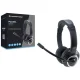 Conceptronic POLONA01B USB laidinės ausinės su mikrofonu, juodos