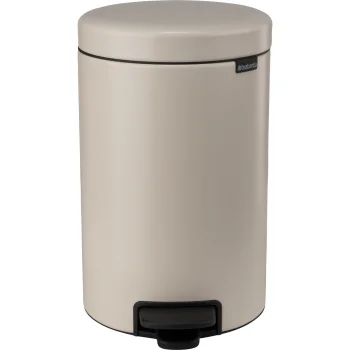 Brabantia Newicon šiukšliadėžė su pedalu 12 l, Soft Beige