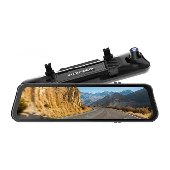 Vaizdo registratorius-veidrodis WOLFBOX G900 Pro 4K + 2.5K, 12" IPS, Wi-Fi, GPS
