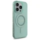 Guess dėklas iPhone 16 Pro Max su IML Rhinestones MagSafe, žalias