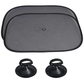 Car Side Window Sunshades DA354, 2 pcs, Black