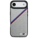 BMW M Tricolor Metal Logo MagSafe dėklas iPhone 17 Air telefonui, pilkas