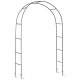 Plonos PL-990 sodo pergola-arka vijokliniams augalams, 240 cm, juoda