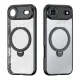Dux Ducis iPhone 17 Air dėklas Aimo Mag su stovu, juodas