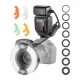 Žiedinė makro blykstė Neewer RF1-C Canon fotoaparatams