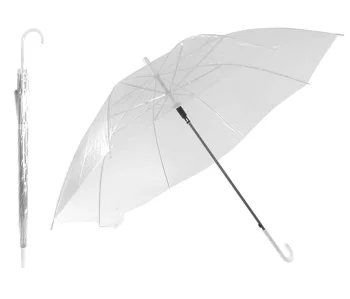 Transparent Umbrella BQ13A, White
