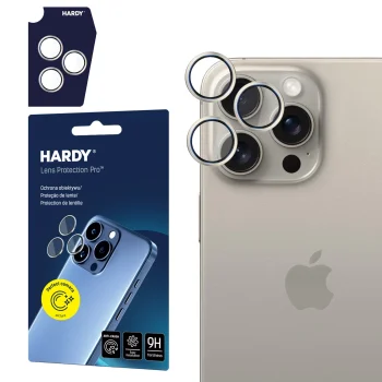 3mk HARDY Lens Protection Pro Glass  Apple iPhone 15 Pro Max - Beige