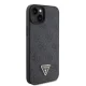 \"Guess\" dėklas \"iPhone 15 Plus\" telefonui \"Crossbody 4G Metal Logo\", juodas