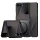 Dėklas Dux Ducis Aimo Mag skirtas Samsung Galaxy Z Flip 8 su MagSafe, juodas