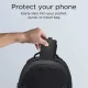 Tech-Protect SM65 dėklas 6,0–6,9\" telefonams, juodas / raudonas