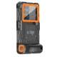 Tech-Protect IPX8 vandeniui atsparus dėklas telefonams 4.7-6.7\", juodas / oranžinis