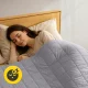 4FIZJO Weighted Sensory Blanket 150 x 200 cm 9 kg, Grey