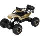 Radijo bangomis valdomas automobilis RC Rock Crawler 1:12 4WD metalinis, auksinis