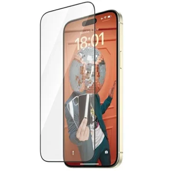 Apsauginis stiklas PanzerGlass Re:fresh Glass, skirtas iPhone 15 Plus, su aplikatoriumi