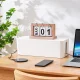 Cable and Power Strip Organizer Box, White