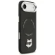 Karl Lagerfeld Choupette Pin MagSafe dėklas telefonui iPhone Air, juodas