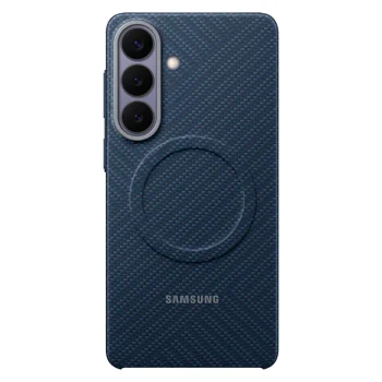 Samsung Carbon Magnet Case for Samsung Galaxy S26+ with MagSafe, Navy Blue