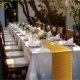 Ruhhy Satin Table Runner 900x36 cm, Gold