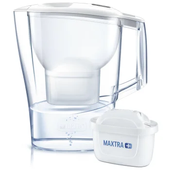 Vandens filtravimo ąsotis Brita Aluna 2.4 l su MAXTRA PRO ALL-IN-1 kasete, baltas