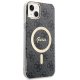 Guess GUBPP14MH4EACSK dėklo ir įkroviklio rinkinys iPhone 14 Plus, juodas