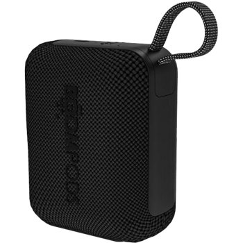 "Boompods Beachboom Mini" nešiojama belaidė kolonėlė, juoda