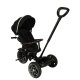 Triratukas-vežimėlis Ikonka TRIKE FIX Elite 2-in-1, juodas
