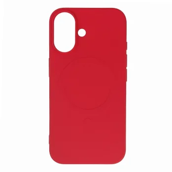 Hurtel Liquid Silicone MagSafe dėklas, skirtas Samsung Galaxy A56 5G, raudonas