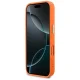 Guess Perforated 4G MagSafe dėklas iPhone 17 Pro Max telefonui, oranžinis
