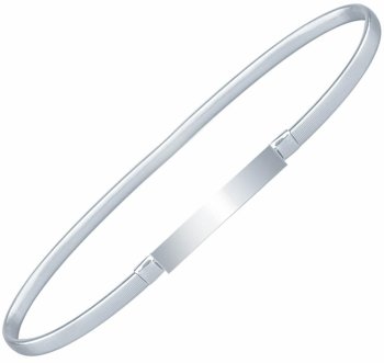 Elastic Metal Dress Belt 70cm, Silver