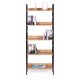 Modernhome lofto stiliaus lentyna, 5 lentynos, 160 cm, metalas/MDF