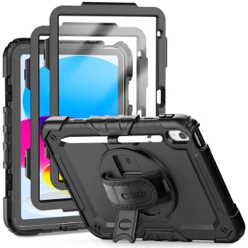Tech-Protect Solid360 dėklas, skirtas iPad 10.9" 2022, juodas
