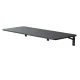 Maclean MC-128 B sulankstomas stalas-lentyna, 100x40 cm, juodas