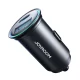 Joyroom JR-CCN04 mini automobilinis įkroviklis 60W USB-A USB-C - juodas