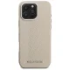 Karl Lagerfeld FW Stamped Karl MagSafe dėklas iPhone 16 Pro Max telefonui, rusvas