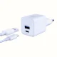 3mk Hyper GaN Charger 20W USB-C USB-A sieninis įkroviklis, baltas
