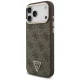 Guess 4G Triangle Logo MagSafe dėklas iPhone 17 / 18 Pro Max, rudas