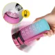 4FIZJO Tritan Motivational Water Bottle 0.5L, Pink-Blue