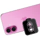 Kameros objektyvo apsauginis stiklas 3MK Lens Protection Pro iPhone 17, violetinis