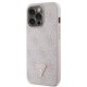 Guess dėklas iPhone 13 Pro su Crossbody dirželiu, rožinis