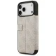Atverčiamas dėklas Guess Book 4G Metal Logo iPhone 18 Pro Max / 17 Pro Max, rožinis