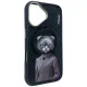 Nimmy Cute Pet MagSafe dėklas telefonui iPhone 16, juodas