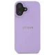 Guess dėklas iPhone 16 telefonui Saffiano MagSafe, violetinis