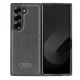 Audi Synthetic Leather MagSafe dėklas telefonui Samsung Galaxy Z Fold 6, juodas