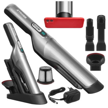 Xtrobb ProVac 24263 Cordless Car Vacuum Cleaner, 100W