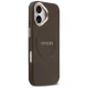 Guess Peony Hot Stamp MagSafe dėklas iPhone 17 telefonui, rudas