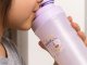Priešpiečių dėžutės ir gertuvės rinkinys su įrankiais, violetinis