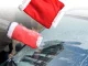 Automobilio langų ledo grandiklis su šilta pirštine