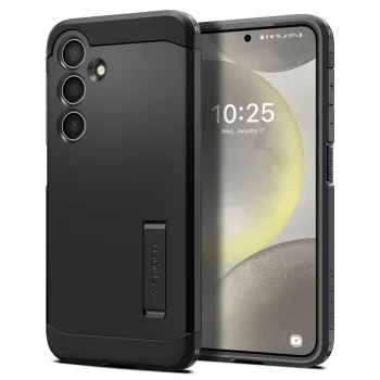 Spigen Tough Armor dėklas telefonui Samsung Galaxy S24, juodas