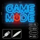 Forever Light Neon PLEXI LED GAME MODE dekoracinis šviestuvas, mėlynas/raudonas